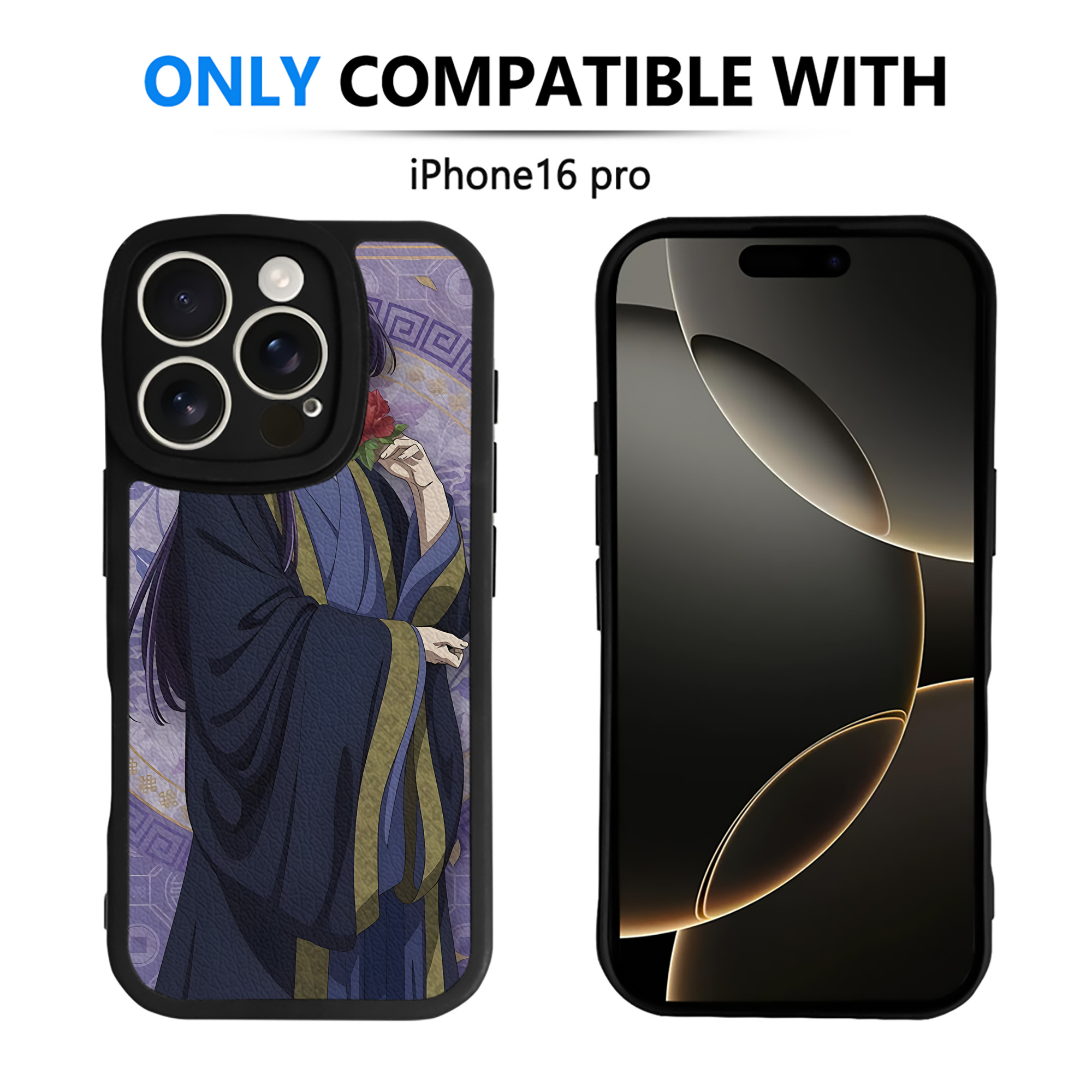 （画像用） 薬屋のひとりごと The Apothecary Diaries 【iPhone 16シリーズ対応】シリコンスマホケース（レザー調） 材質：シリコン
